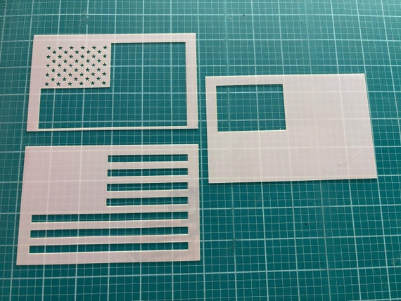Reusable American Flag Mylar Stencil: DIY Crafts, Spray Painting