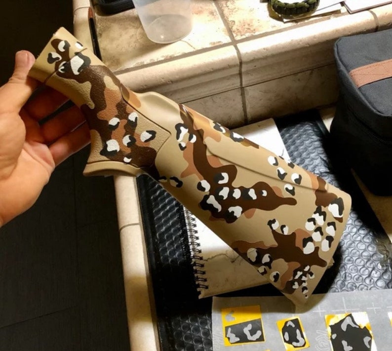 Chocolate Chip Desert Camo Stencil Pack for Cerakote Etsy
