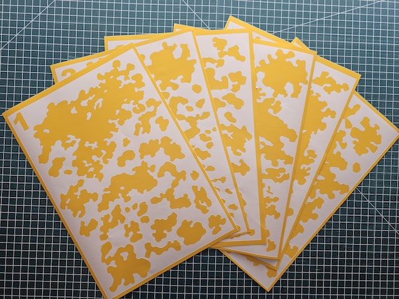 Flecktarn Stencil 2 and 6 sheet Pack| Cerakote, Duracoat, Gunkote - DIY Camouflage Design