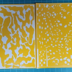 Chocolate Chip Desert Camo Stencil Pack | Cerakote, Duracoat, Gunkote and Spray Paint