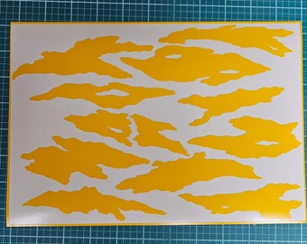 Riptile High Bake Camo Stencil Pack | Compatible with Cerakote, Duracoat, Gunkote - DIY Camouflage Painting Supplies