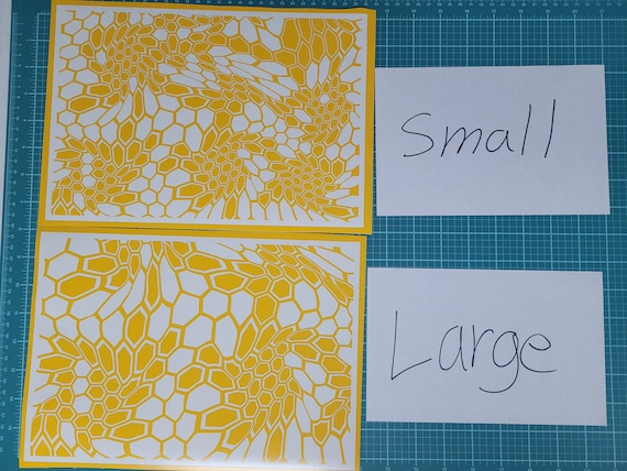 Kryptek Camo Stencil | Cryptec Pattern | Cerakote, Duracoat, Gunkote, Krylon - DIY Camouflage Painting Supplies