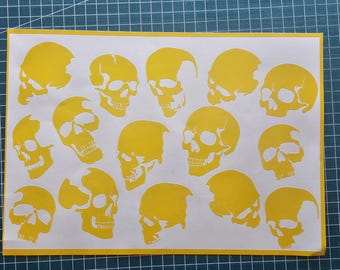 Broken Skull Camo | Cerakote Stencil, Duracoat, Painting, Firearms, Krylon, DIY