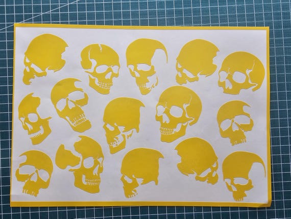 Broken Skull Camo | Cerakote Stencil, Duracoat, Painting, Firearms, Krylon, DIY