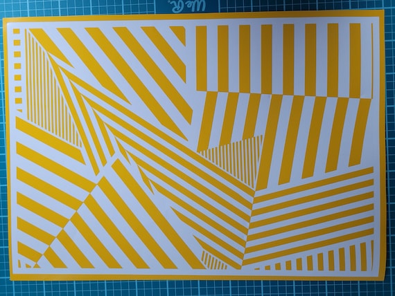 Dazzle Camo High Bake Stencil