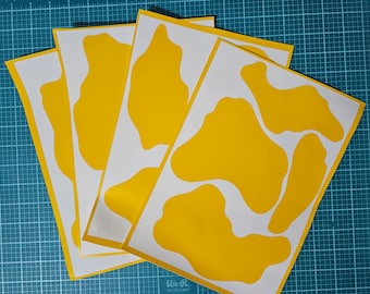 Large Spot Camo High-Bake Stencil 4 Sheet Pack | Cerakote, Duracoat, Krylon, Gunkote DIY Spray Paint Vinyl