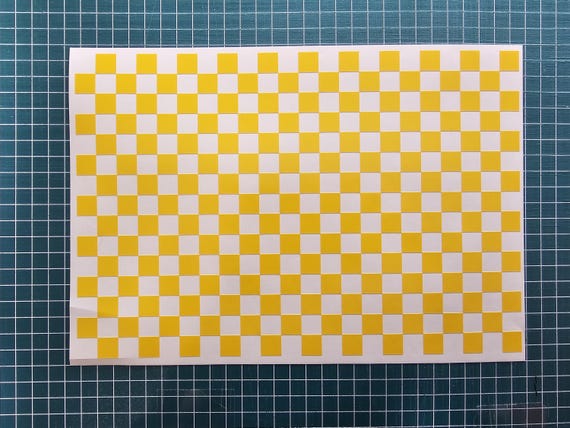 Checkerboard Camo Stencil | Compatible with Cerakote, Duracoat, Gunkote, Spray Paint - DIY Camouflage Supplies