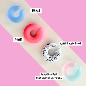 Chunky Ear Cuffs, No Piercing Statement Earrings, Stackable Fake Cartilage Jewelry, Gift for Her, Trendy Ear Accessories, Colorful Earrings