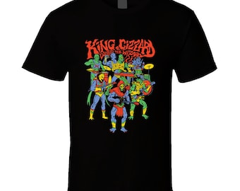 New King Gizzard and the Lizard Wizard Masters Black Tshirt