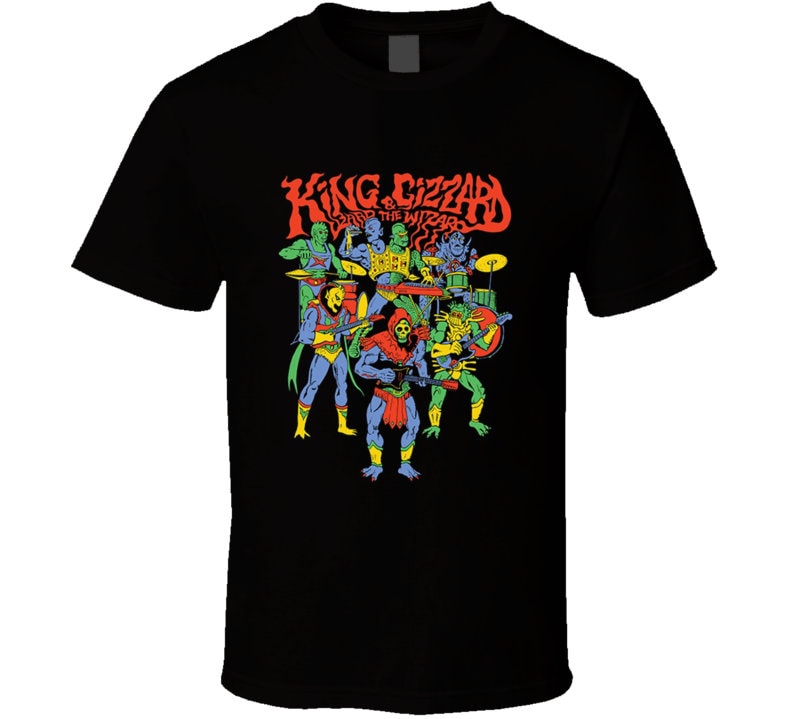 New King Gizzard and the Lizard Wizard Masters Black Tshirt Size S