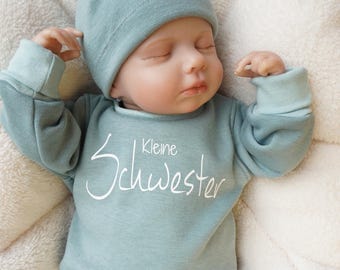 Geschwister Pullover/Geschwister Outfit/Partnerlook Geschwister/Großer Bruder Pullover/Kleine Schwester Pulli/Pullover mit Namen/Geburtstag