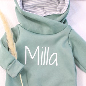 Hoodie mit Namen/personalisierter Hoodie/Pullover mit Namen/Aufdruck/Individualisierbar/Geschwister-Hoodie/personalisierbarer Hoodie Kinder Bild 3