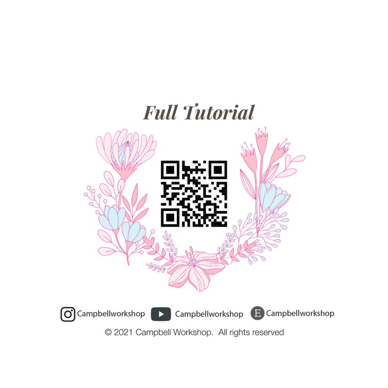 Handmade Crepe Paper Carnation Flower/'s Kit with Video Tutorial DIY KIT