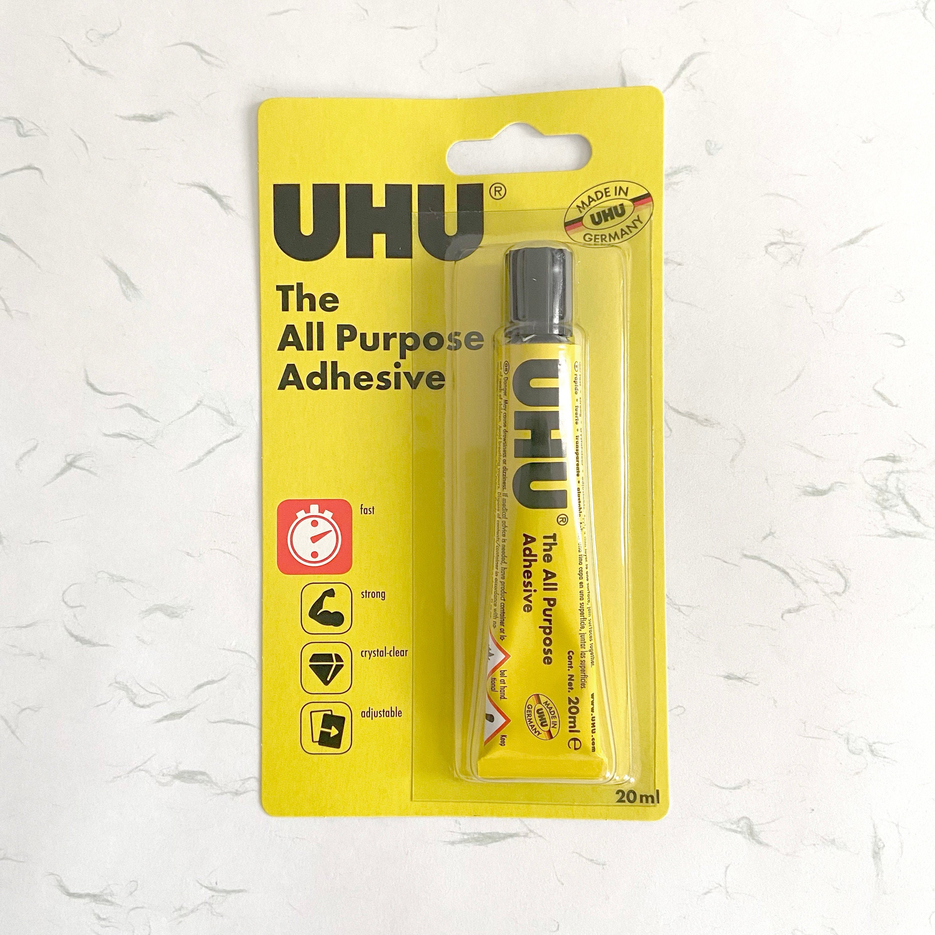 UHU All Purpose Super Glue Strong Clear Adhesive 7ml 20ml 32ml 35ml 125ml -   Hong Kong