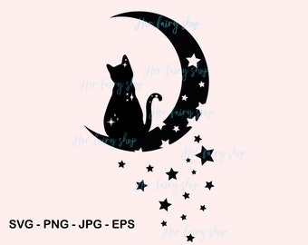 Download Cat Silhouette Etsy
