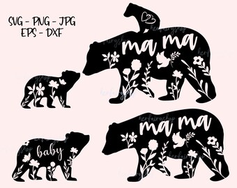 Download Bear Family Svg Etsy