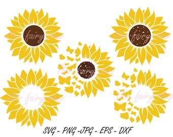 Download Sunflower Svg Etsy