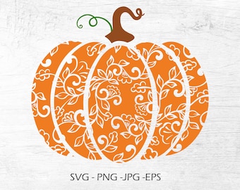 Pumpkin svg, Halloween pumpkin, Fall, Autumn Pumpkin, Layer Pumpkin Svg, Clipart, Thanksgiving SVG,  PNG, JPG, Cricut, Silhouette Cut Files