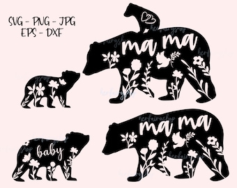 Mama Bear Silhouette Kids T-Shirt Mama Bear Silhouette Kids T-Shirt
