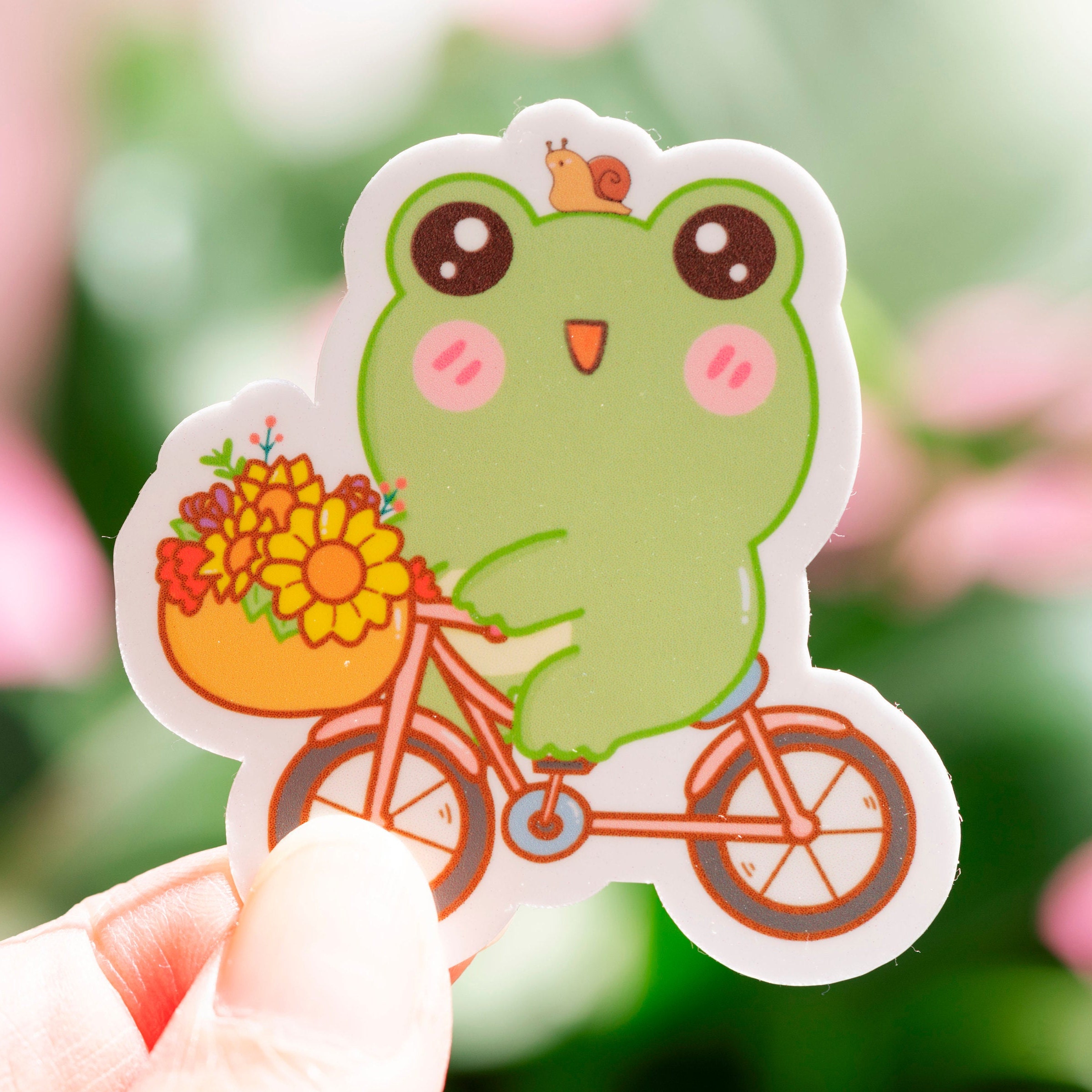 Frog Sticker Pack Set 8, Cute Frog Stickers, Laptop Stickers, Kawaii ...