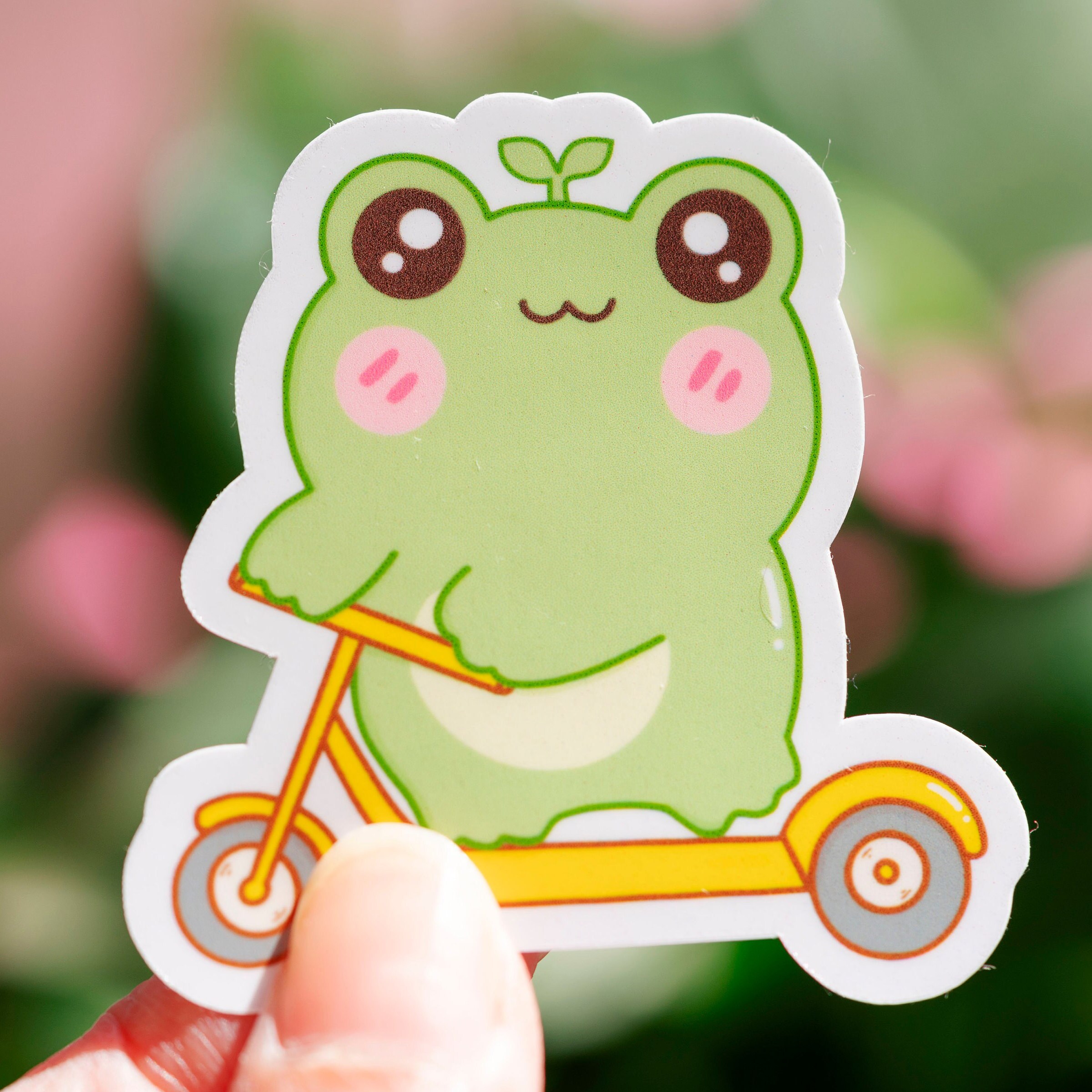 Frog Sticker Pack Set 8, Cute Frog Stickers, Laptop Stickers, Kawaii ...