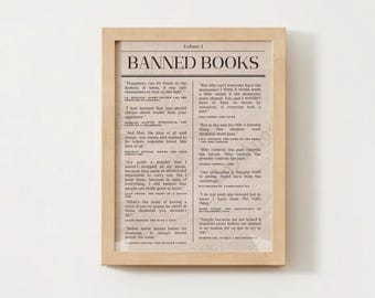 Banned Book Quotes Poster - Volume One