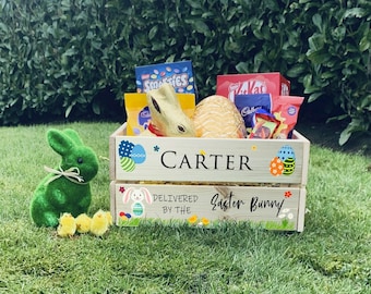 Personalised Easter Crates - Carter- Easter eggs Children Family Eggcellent