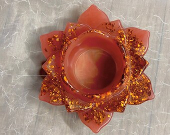 lotus tealight holder, flower trinket dish and ashtrays