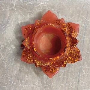 lotus flower, tealight holder, elegant jewelry holder