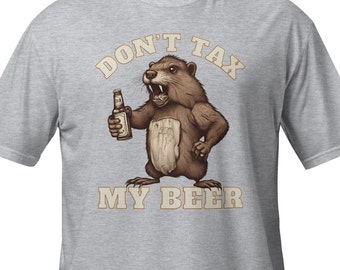 Angry Beaver Shirt - Protest Canadian Beer Tax T-Shirt