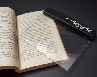 LED reading night light - Black, reading book light, reading book portable lamp, battery powered night light, books reading lamp, desk lamp