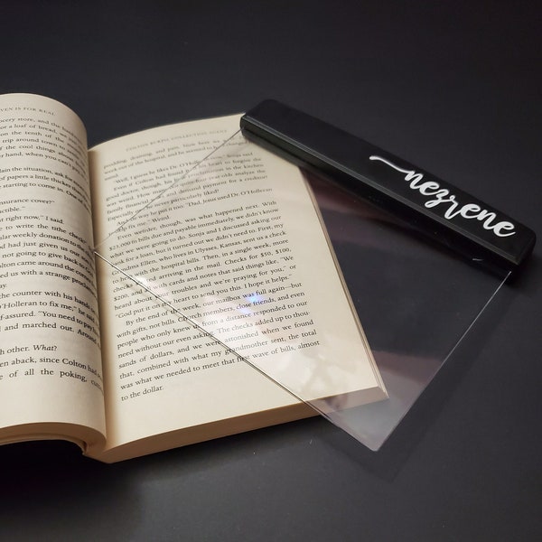 LED reading night light - Black, reading book light, reading book portable lamp, battery powered night light, books reading lamp, desk lamp