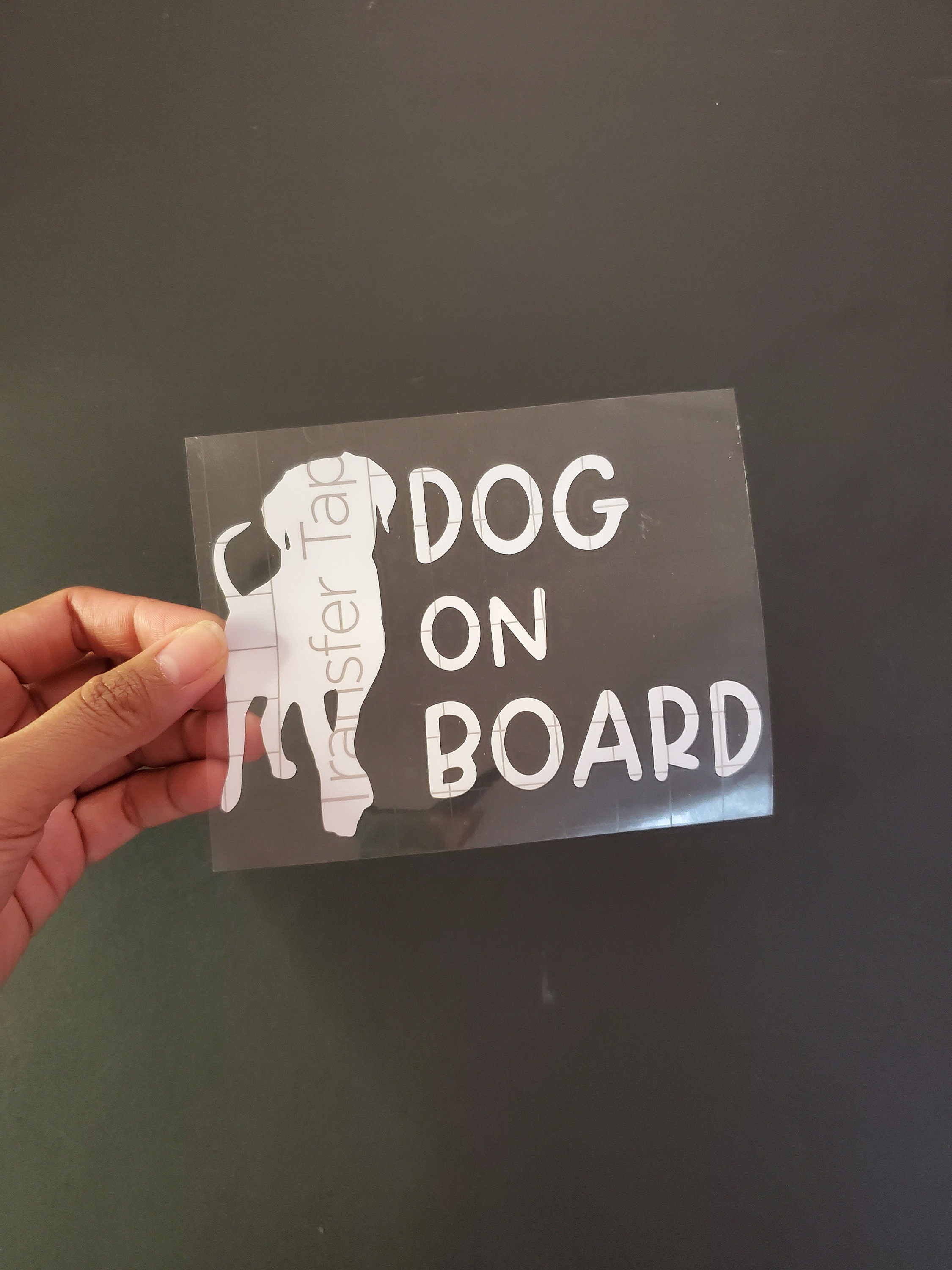 Dog on Board Aufkleber │My-Foil Online Shop