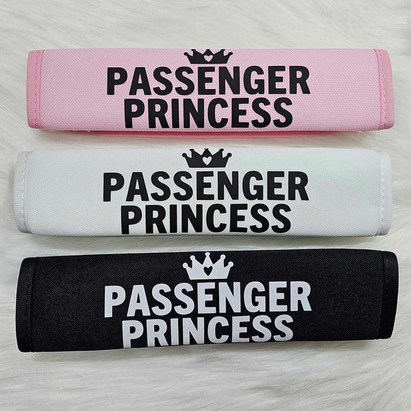 Car Seat Belt Covers - Passenger Princess, Seat belt cover cushion, safety belt cover, customized seat belt cover, car accessories