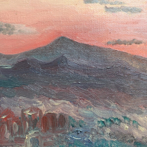 Öl auf Leinwand, Mont Ventoux, 24*30 cm