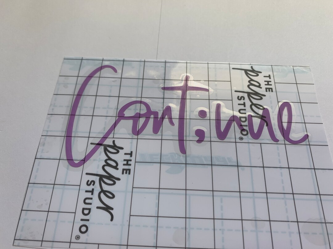 Contnue Car Decal - Etsy