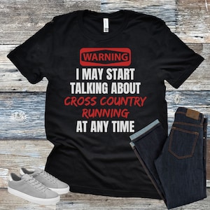 Chemise XC, chemise de cross-country, cadeau de cross-country, chemise de cross-country amusante, chemise de coureur de cross-country, tee-shirt de cross-country, cadeaux de t-shirt XC