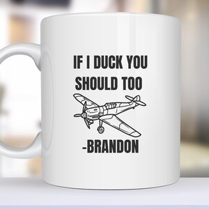 World&#39;s Best If I Duck You Should Too Mug Perfect Funny and Memorable Present Unique Gift Idea for Colleagues or Boss