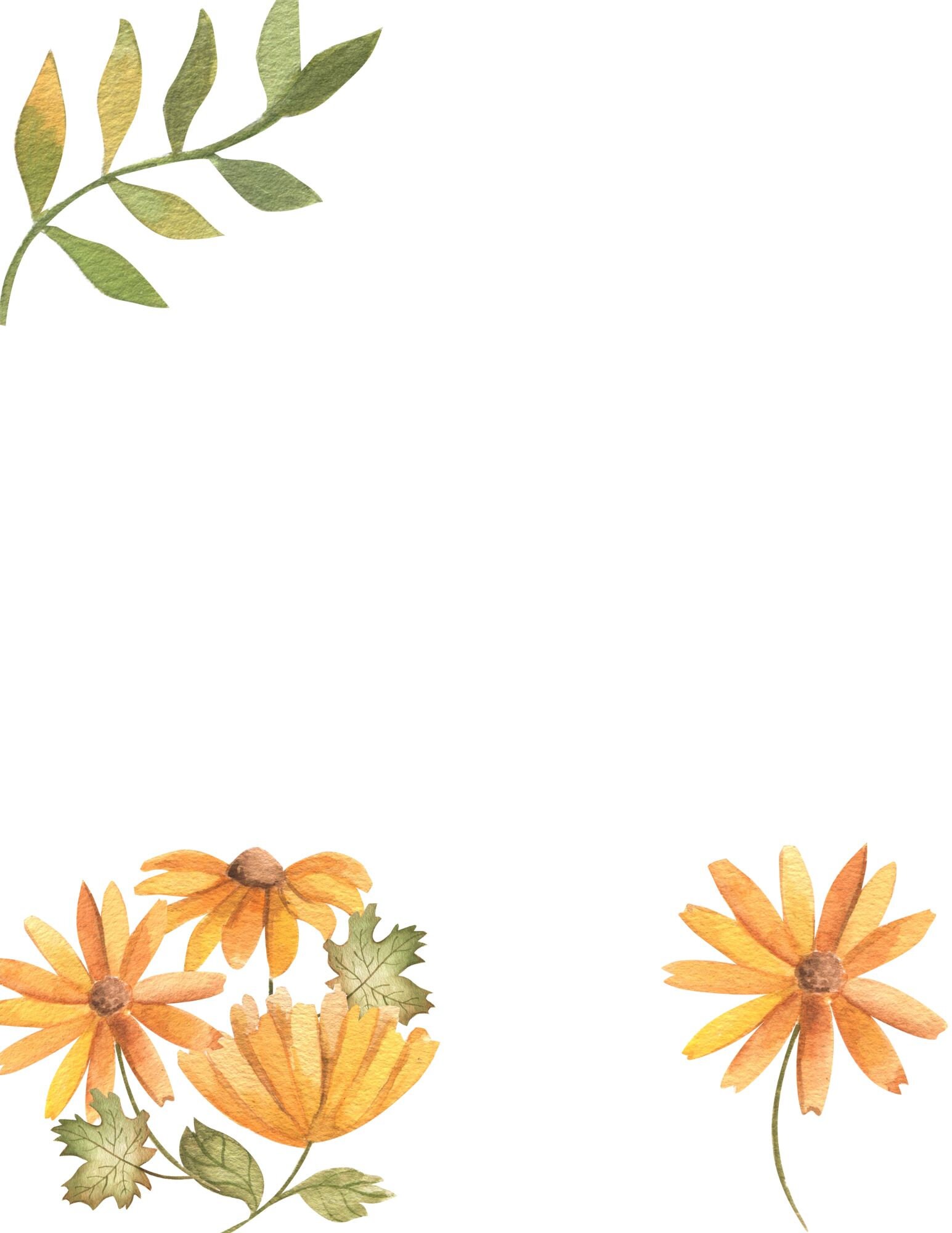 Fall, Thanksgiving, Autumn Printable Stationary, 3 Designs - Etsy