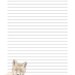 Cute Animals Printable Stationery / Digital Note Paper / - Etsy
