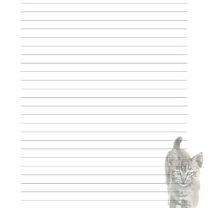 Cute Animals Printable Stationery / Digital Note Paper / - Etsy