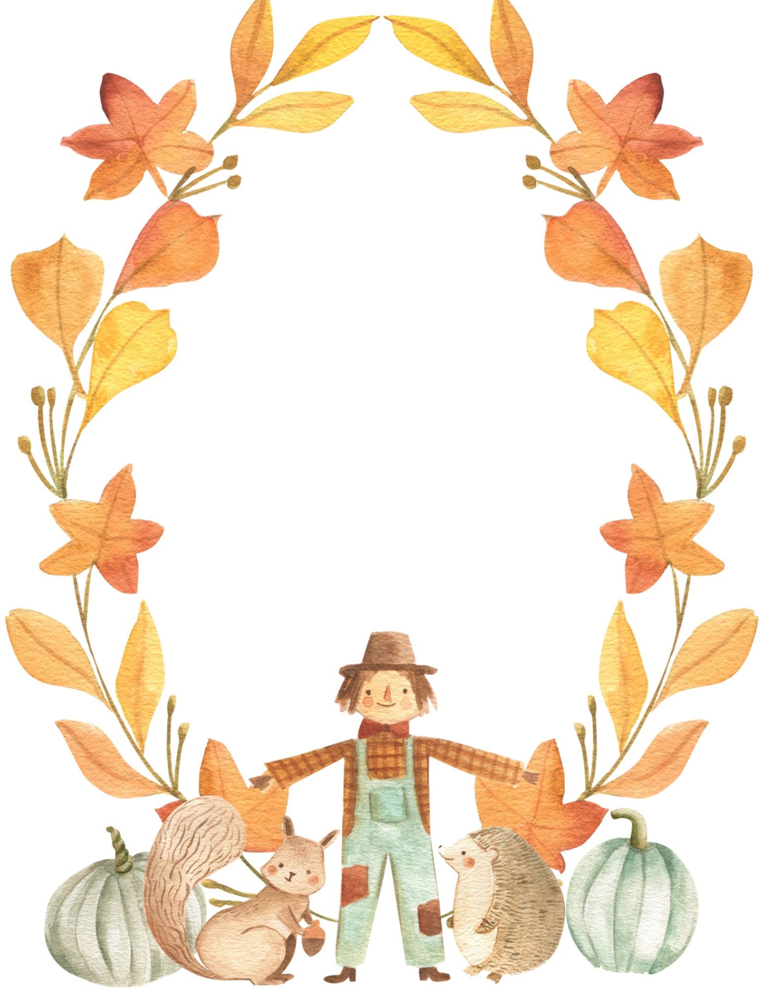 Fall, Thanksgiving, Autumn Printable Stationary, 3 Designs - Etsy