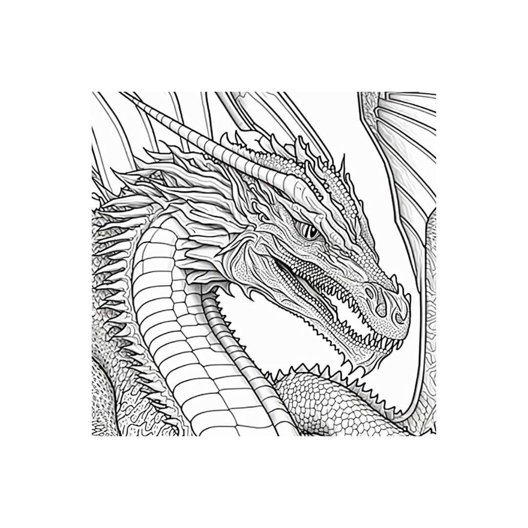 Original Art Printable Coloring Pages Tiger, Lion, Dragon, Frog - Etsy