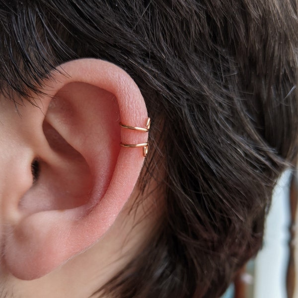 Double Wire Copper Ear Cuff