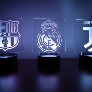 European Soccer Teams, Football, LED Stand, Color Light, Barcelona, Chelsea, Manchester United, Champions League