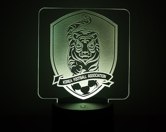 FIFA World Cup 2026 Acrylic LED Night Light, Japan South Korea Soccer Fan Gift