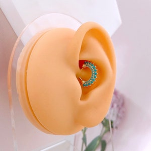 Turquoise daith jewelry on sale