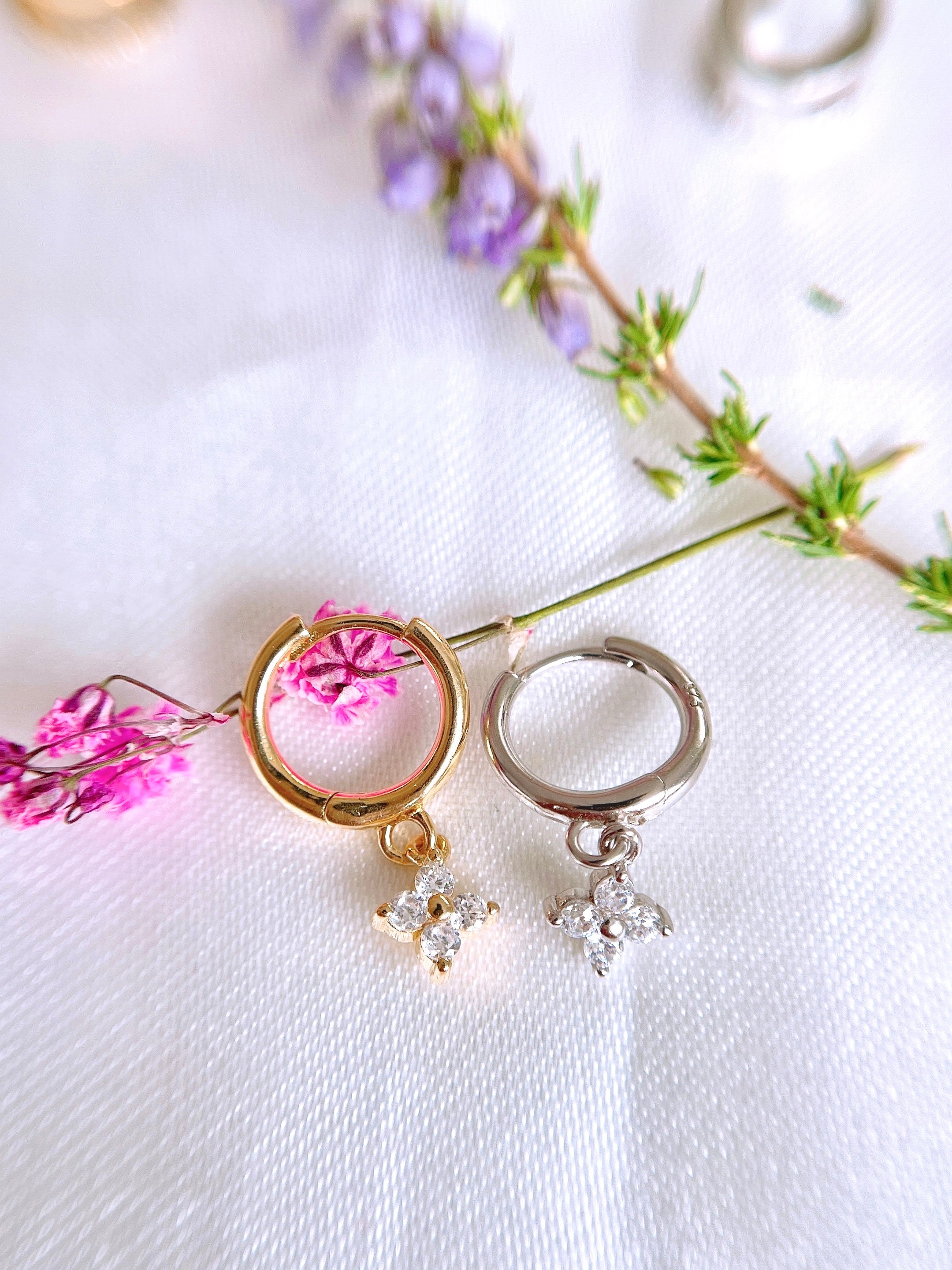 Amore Earring Set in Sterling Silver, Helix Earring, Conch