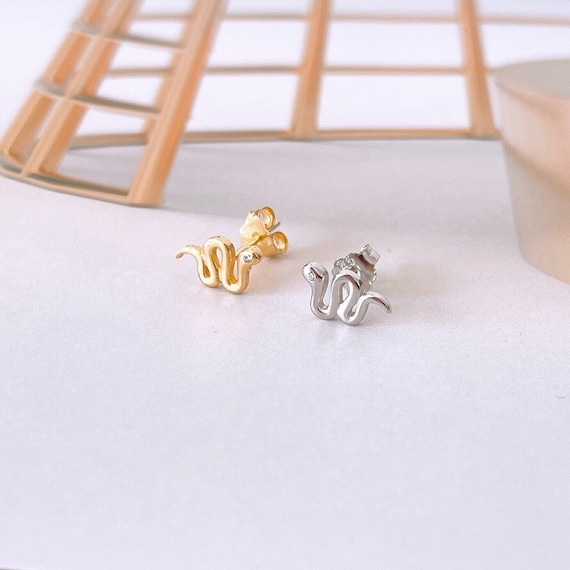 Orecchini A Forma Di Serpente In Argento 925 Sterling – Regalo Elegante Per Donna, Con Scatola E Panno Per Lucidare