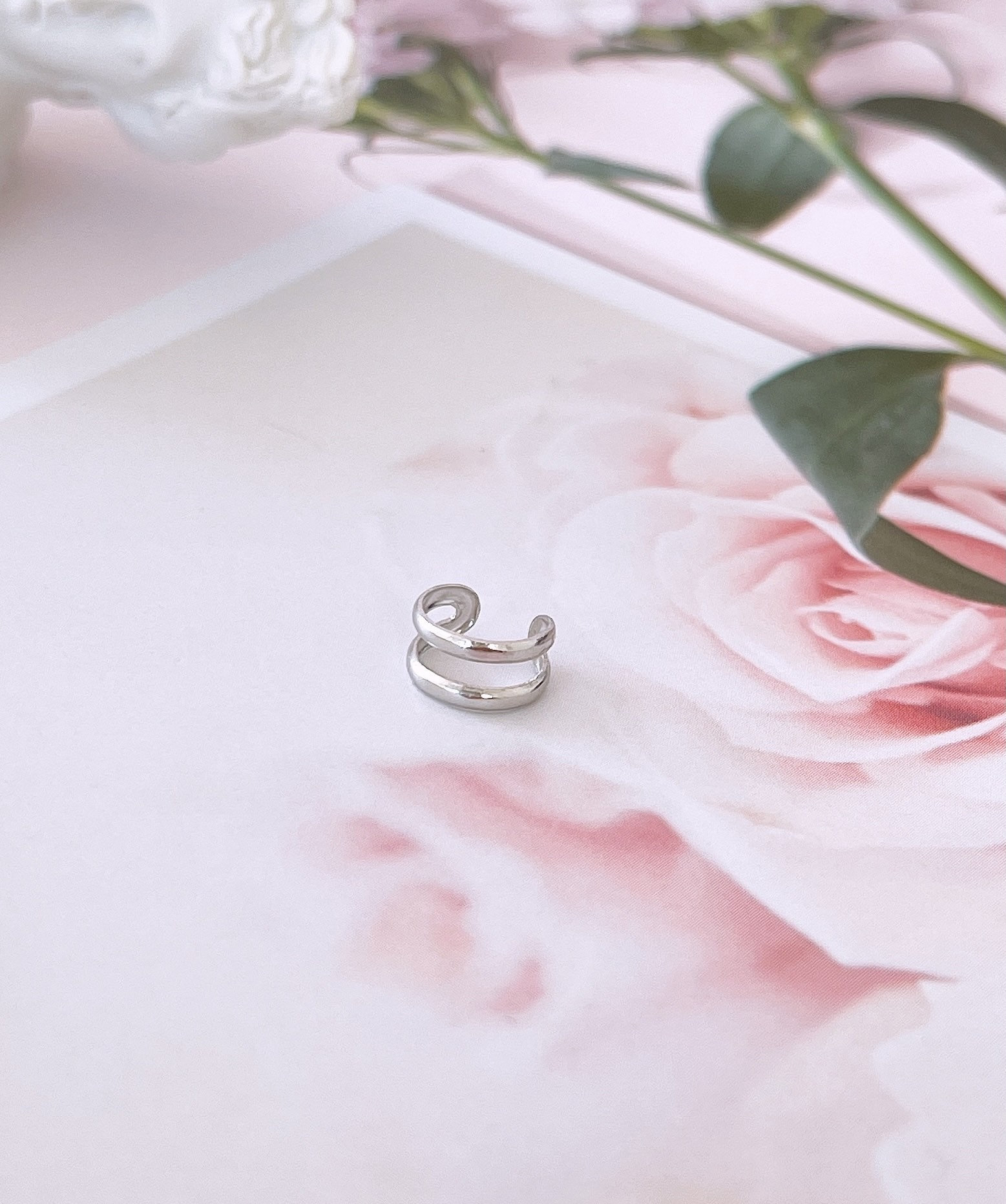 1 Pezzo Di Cartilagine A Elica In Argento Con Clip Su Polsino - Foto 8